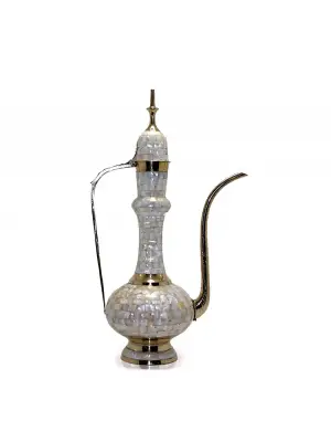 Pirinç Sedefli İbrik 55 Cm