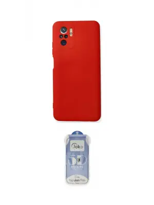 ieg™ Redmi Note 10 Kılıf Ahenk Serisi - Şeffaf Joko Magic 5D Cam