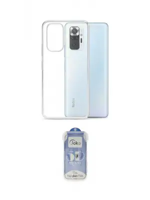 ieg™ Redmi Note 10 Kılıf Zirve Doku - Şeffaf Joko Magic 5D Cam