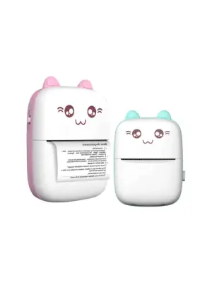 Sevimli Mini Taşınabilir Yazıcı Printer