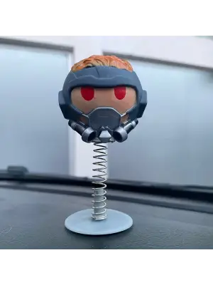 Star Lord Sallanan Kafa Zıp Zıp Marvel Lisanslı