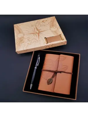 Taba Defter ve Siyah Kalem