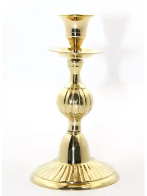 Tekli Pirinç Şamdan Model 3