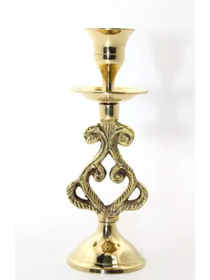 Tekli Pirinç Şamdan Model 5