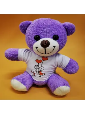 Tişörtlü Peluş Oyuncak Ayı