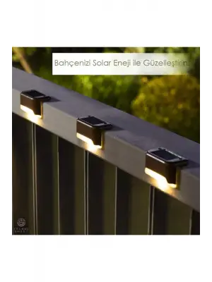 WaterProof Solar Merdiven Lambası 4 Adet
