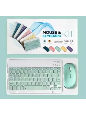 ZR20Km Yeşil Kablosuz Klavye Mouse Set