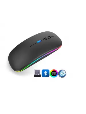 ZR215 Cba100 Rgb Siyah Şarjlı Mouse