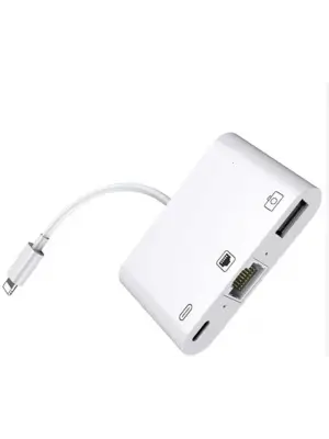 ZR461 Nk107 Lightning Çoklu Ethernet Adaptör