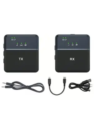 ZR558 Sx9 Rx Tx Lightning Type-C Aux Mikrofon