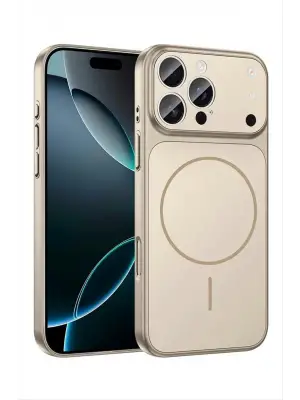 İphone 13 Pro Max Uyumlu 17 Pro Max Görünümlü Magsaff Kapak Kılıf