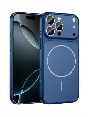 İphone 14 Pro Max Uyumlu 17 Pro Max Görünümlü Magsaff Kapak Kılıf