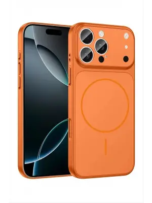 İphone 16 Pro Max Uyumlu 17 Pro Max Görünümlü Magsaff Kapak Kılıf