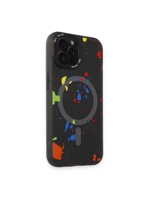 Joko Apple İphone 14 Pro Colorful Magsafe Kapak - Siyah