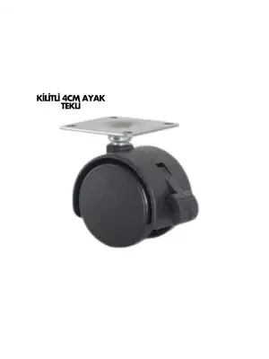 Kilitli 4cm Ayak Tekli