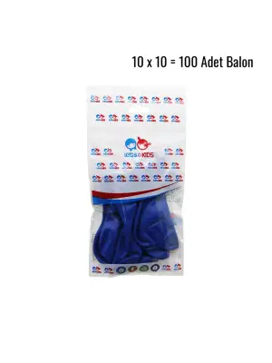 Koyu Mavi 100pcs Balon G-90a