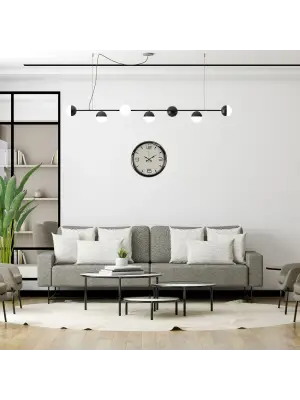 Krom Elegance 40 Cm Metal Duvar Saati