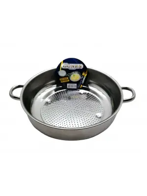 No-2 - 28cm Basık Süzek Metal Süzgeç