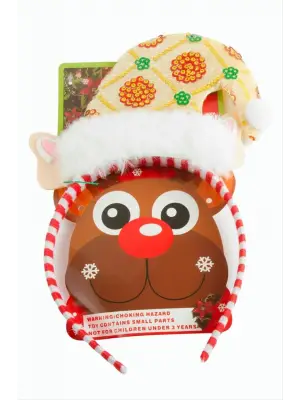 Noel Baba Şapkası Yılbaşı Taç