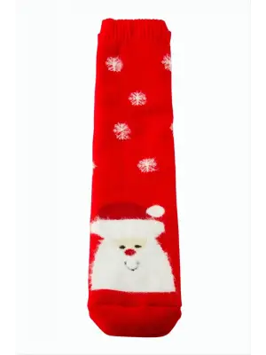 Noel Baba Yılbaşı Kalın Penye Çorap