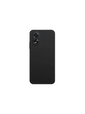 Oppo A38 Kılıf First Silikon - Siyah