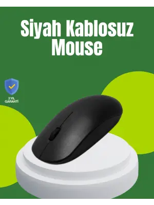 Optik Sensörlü Sessiz Fare – Geniş Uyumluluk Ve Ergonomik Yapı