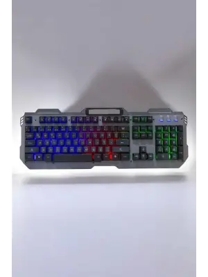 Oyuncu Klavyesi Q Klavye Rgb Işıklı Mouse Hediyeli