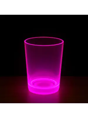 PartyGlow Neon Pembe Bardak 8.5 x 10.5 cm