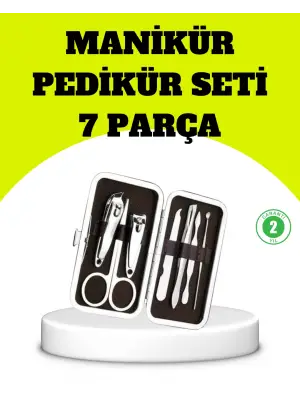 Paslanmaz Çelik Kişisel Bakım Seti – 7 Parça