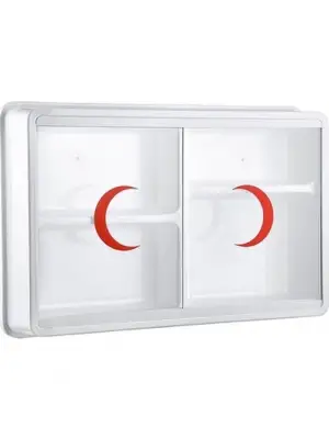 Plastik Ecza Dolabı 35x50x10cm