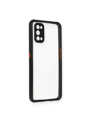 Realme 7 Pro Kılıf Miami Şeffaf Silikon - Siyah