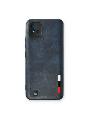 Realme C11 2021 Kılıf Loop Deri Silikon - Lacivert