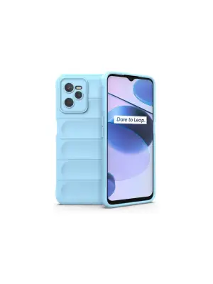 Realme C35 Kılıf Optimum Silikon - Sky Blue