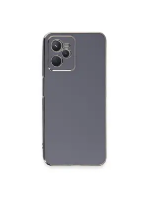 Realme C35 Kılıf Volet Silikon - Mavi