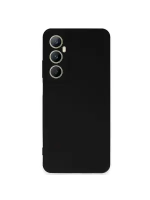 Realme C65 Kılıf First Silikon - Siyah