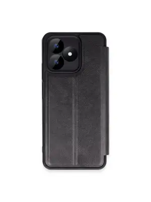 Realme Note 50 4g Kılıf Flip Cover - Siyah