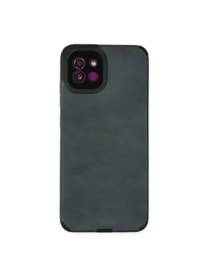Samsung Galaxy A03 Kılıf Loop Deri Silikon - Lacivert