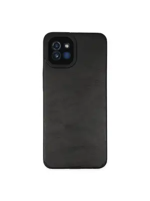 Samsung Galaxy A03 Kılıf Loop Deri Silikon - Siyah