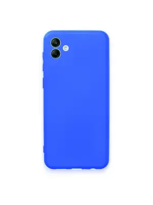 Samsung Galaxy A04 Kılıf First Silikon - Mavi