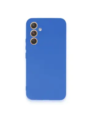 Samsung Galaxy A54 5g Kılıf First Silikon - Mavi