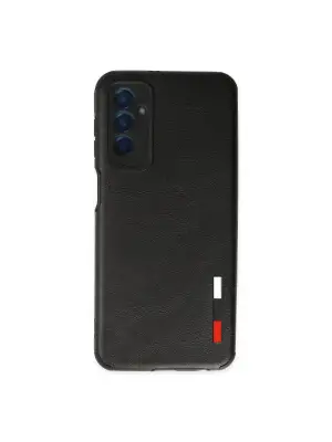 Samsung Galaxy M13 Kılıf Loop Deri Silikon - Siyah
