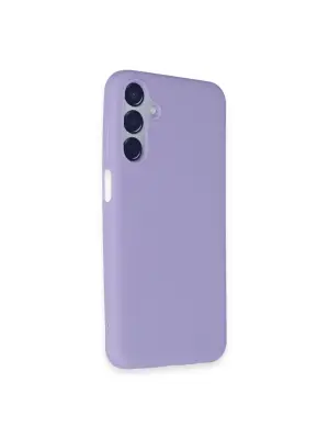 Samsung Galaxy M15 Kılıf First Silikon - Lila
