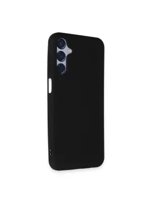 Samsung Galaxy M15 Kılıf First Silikon - Siyah