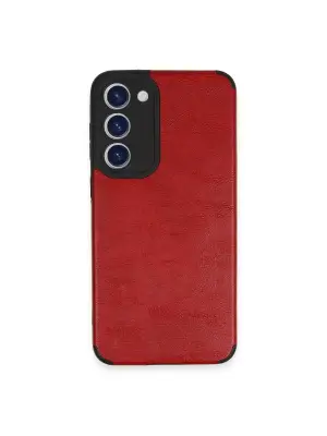 Samsung Galaxy S23 Plus Kılıf Loop Deri Silikon - Kırmızı