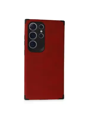 Samsung Galaxy S24 Ultra Kılıf Loop Deri Silikon - Kırmızı