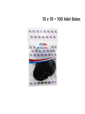 Siyah 100pcs Balon G-90a