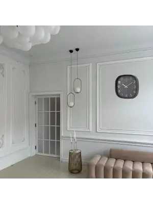 Siyah 31 Cm Dekoratif Duvar Saati