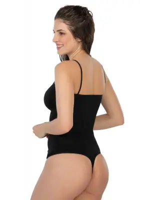 ieg™ SİYAH MI  1927 İp Askıllı Ripli String Body