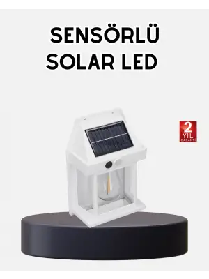 Solar Sensörlü Dış Mekan Lamba 3 Işık Modlu Ve Ip65 Dayanıklı