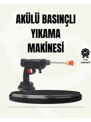 Tek Bataryalı 48v Şarjlı Basınçlı Yıkama Makinesi